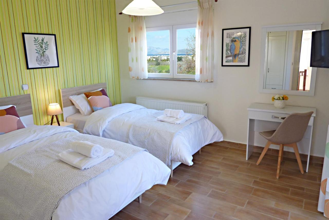 Panoramic Sea View Villa 4 Min To Beach Tigaki المظهر الخارجي الصورة